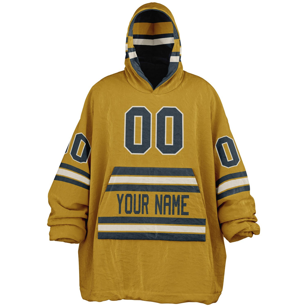 Charcoal Mustard Cream Superfan Reversible