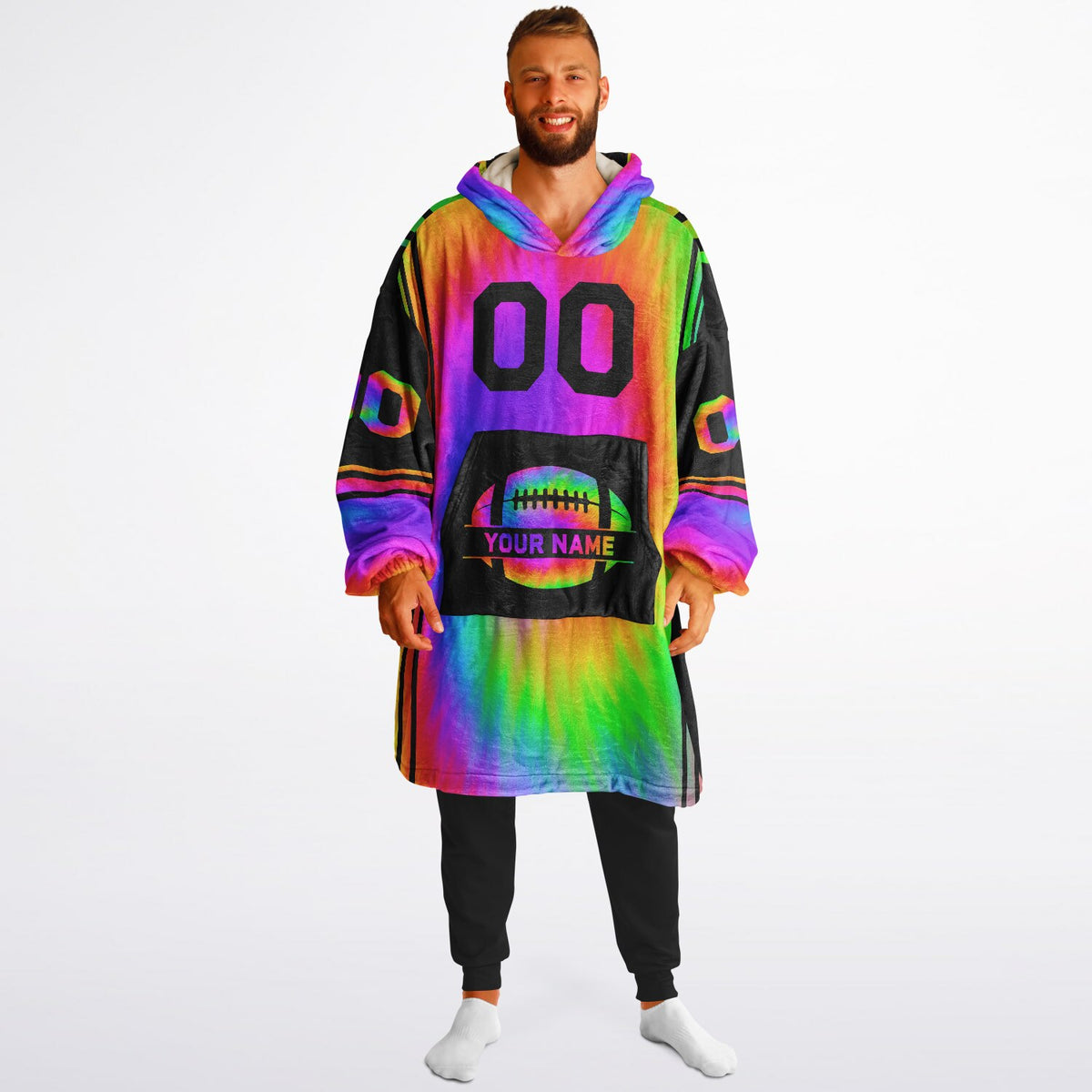 Tie-Dye & Black Bold