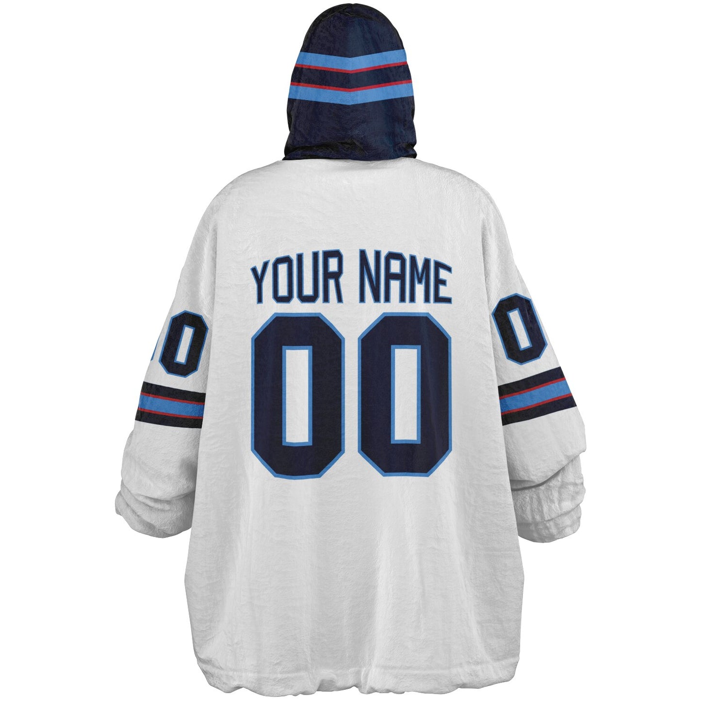 Light Blue/Navy/Red Superfan Reversible