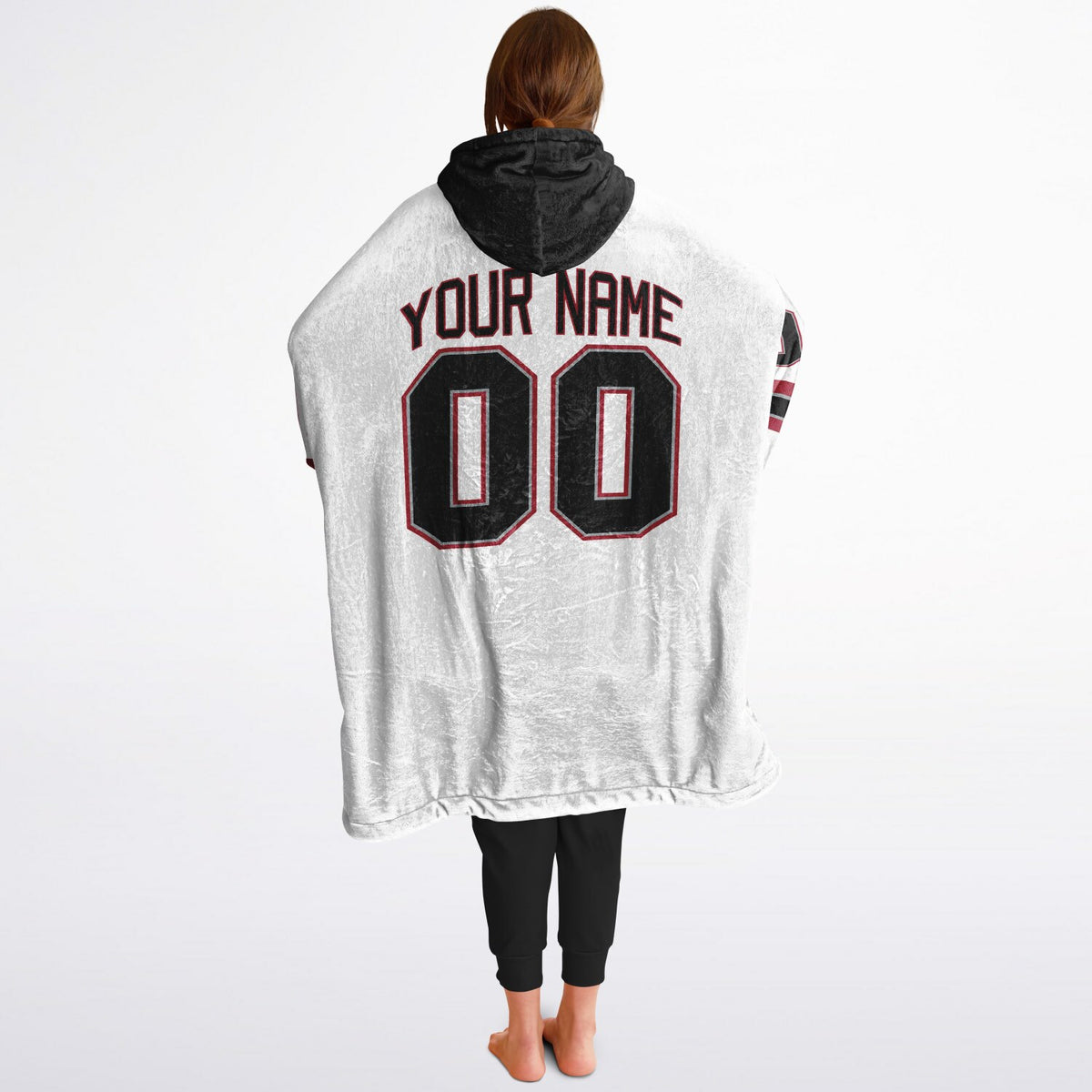 Black/Red/Silver Superfan Reversible