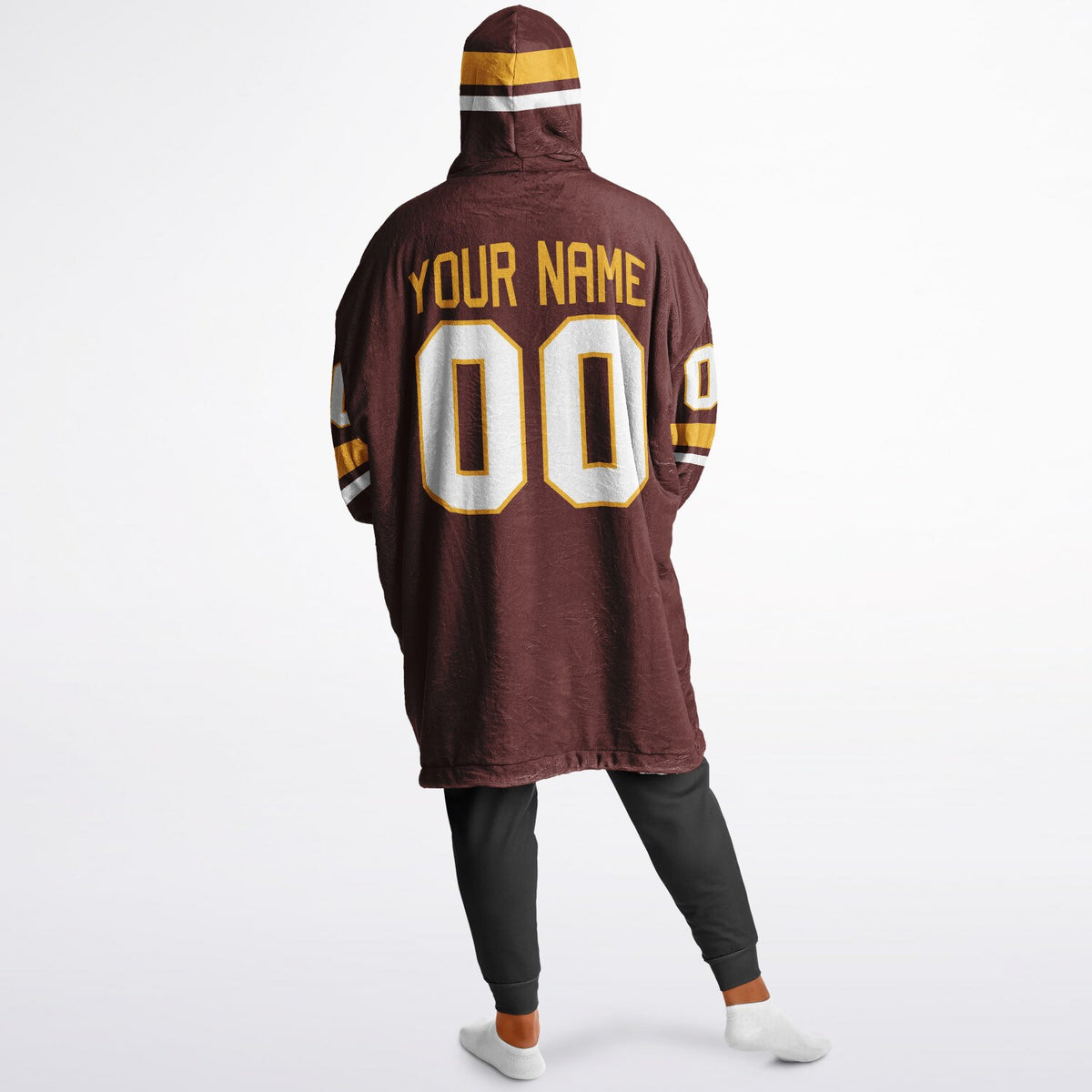Burgundy/Gold/White Superfan Reversible