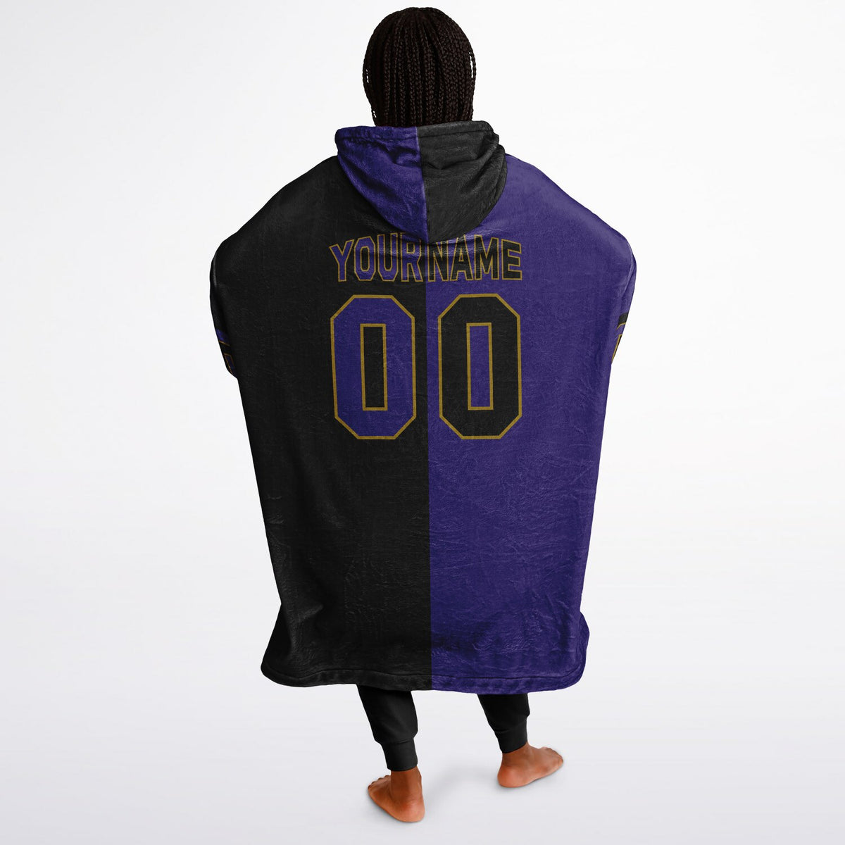 Purple Black Dark Gold Halftime