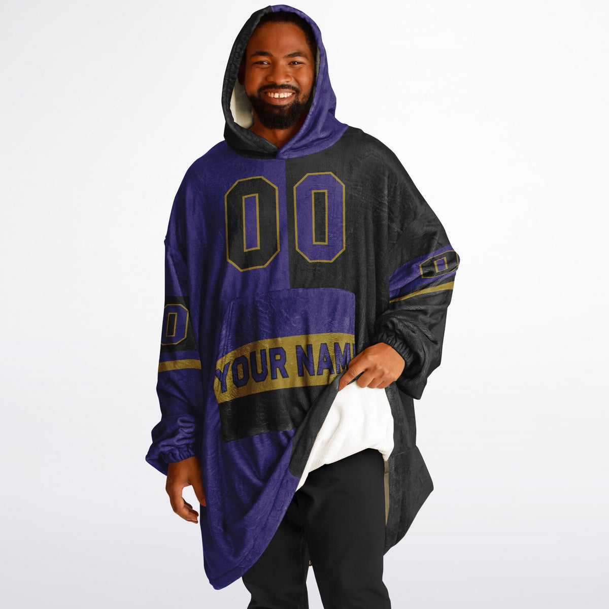 Purple Black Dark Gold Halftime