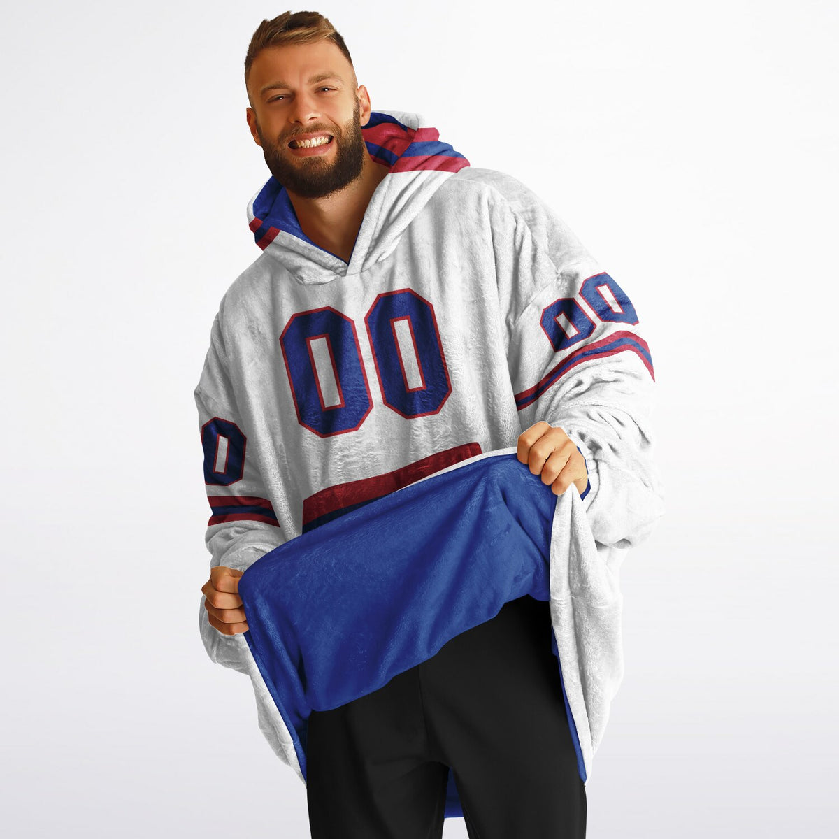 Blue/Red Superfan Reversible