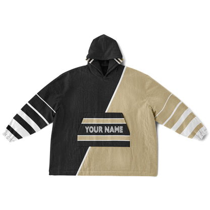 Black/Old Gold/White Everyday Reversible