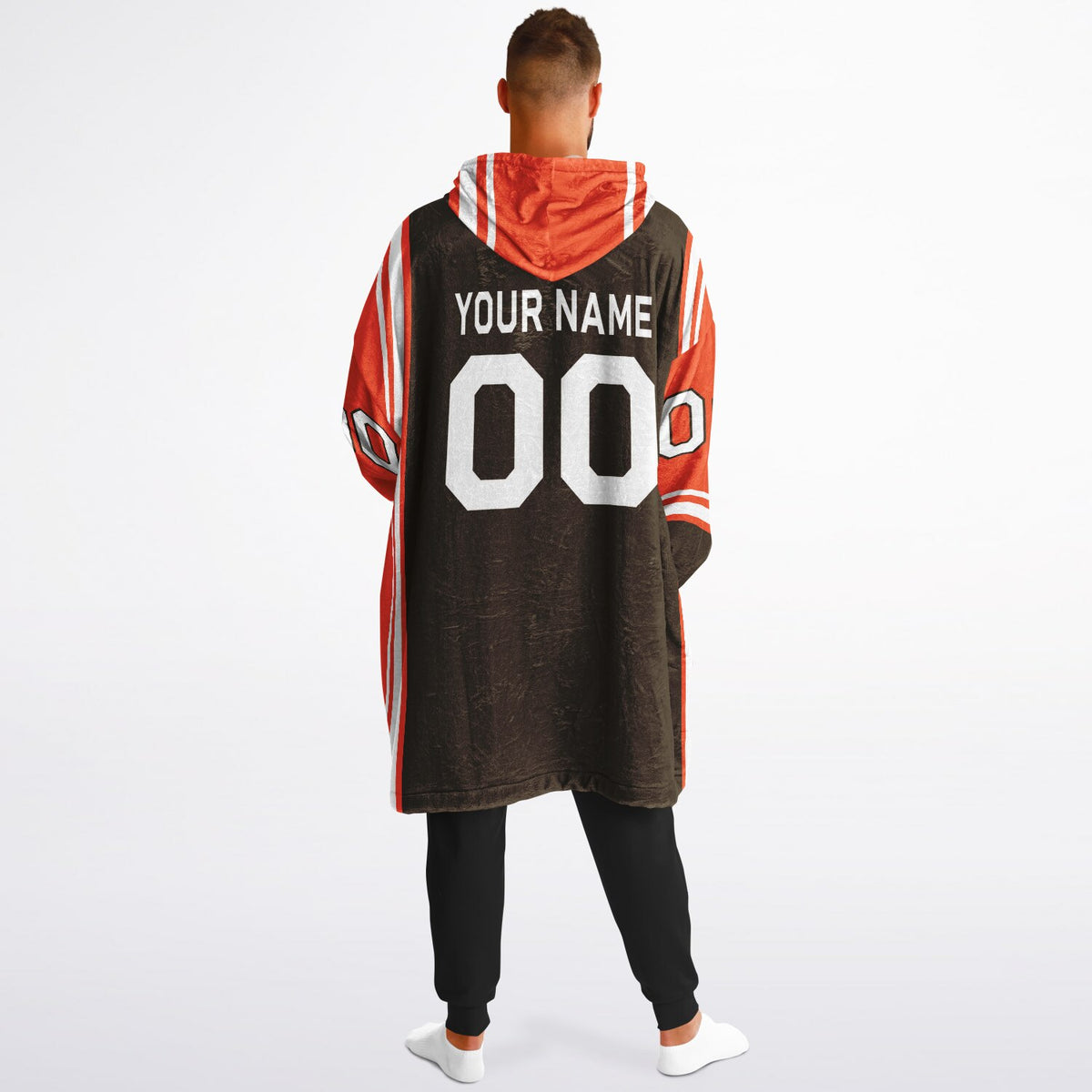 Brown/Orange/White Bold