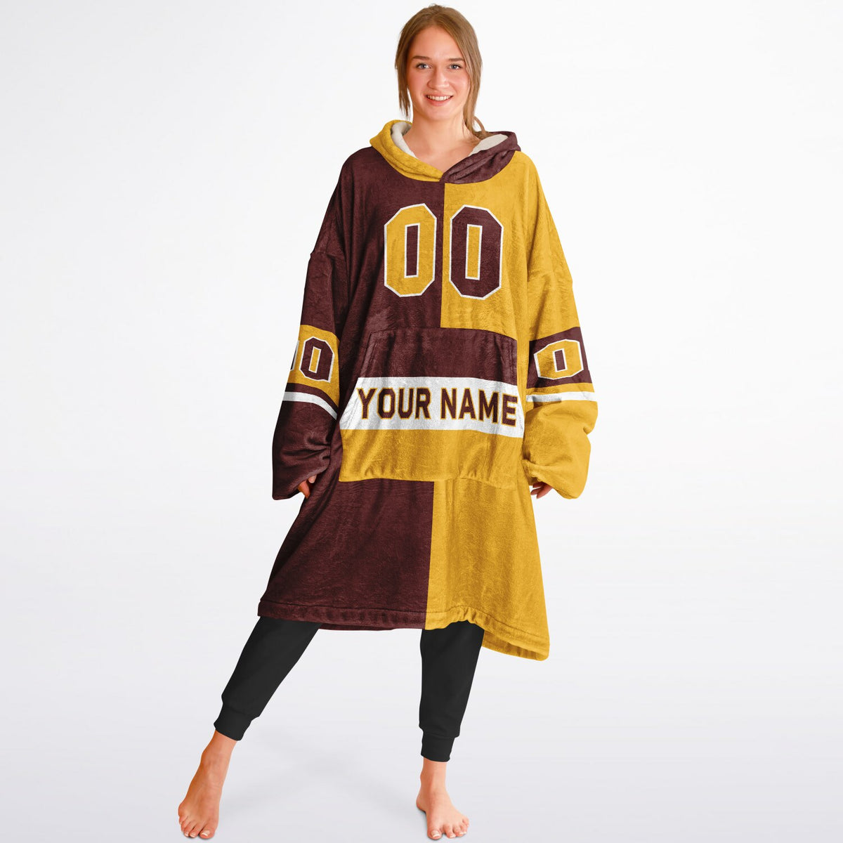 Burgundy/Gold/White Halftime