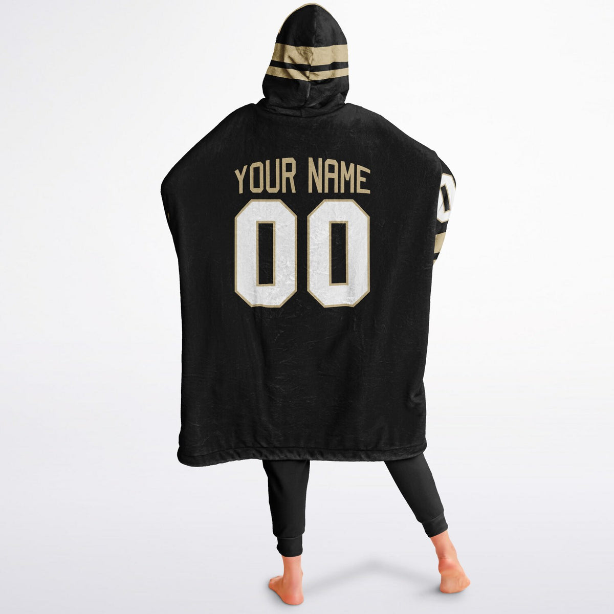 Black & Light Gold Superfan Reversible