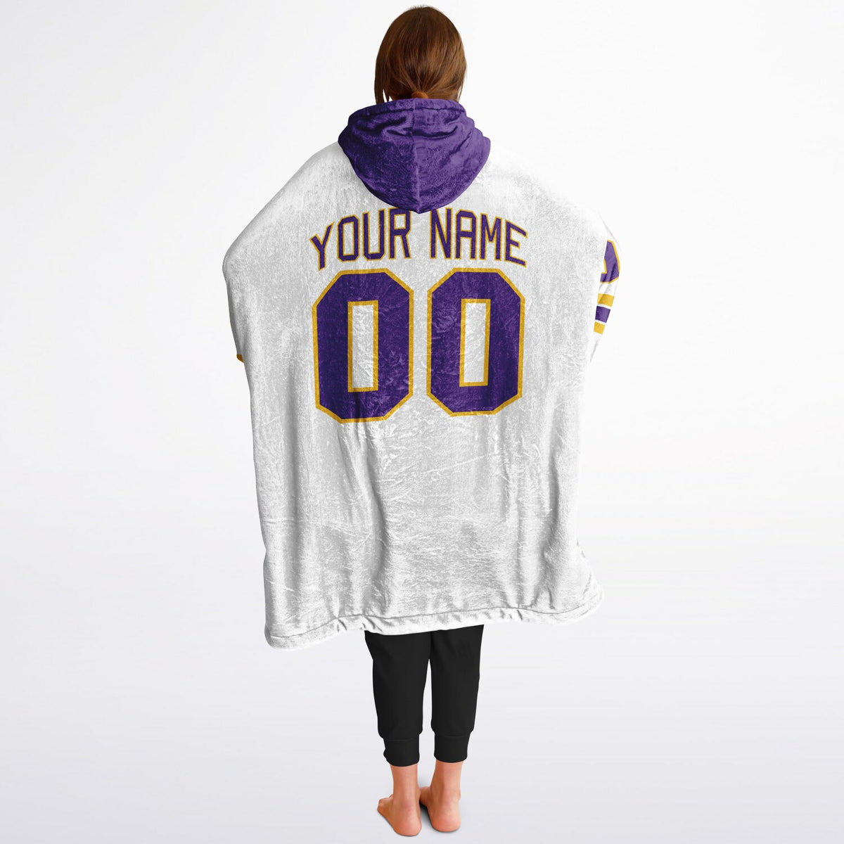 Purple/Gold/White Superfan Reversible
