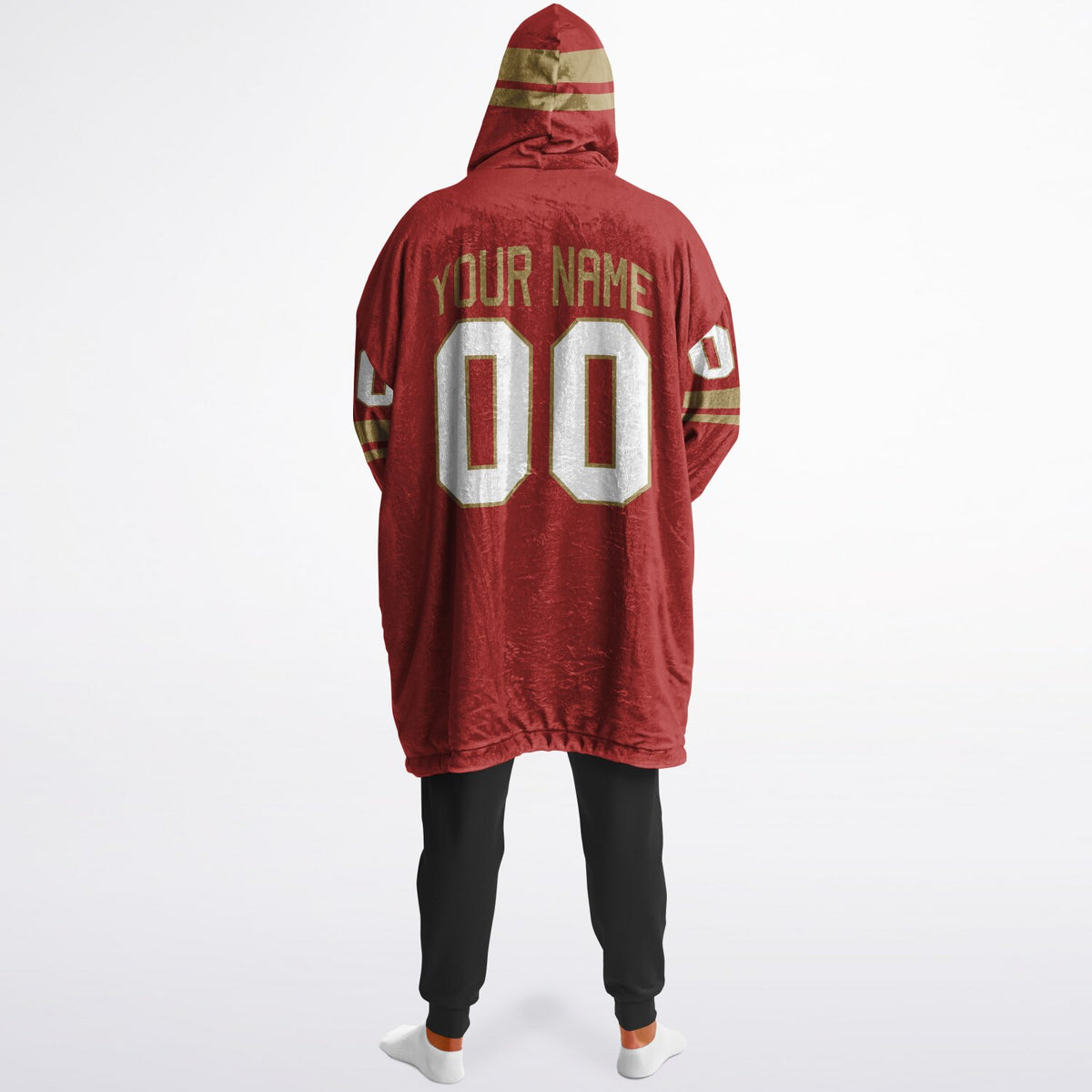 Red Dark Gold Superfan Reversible