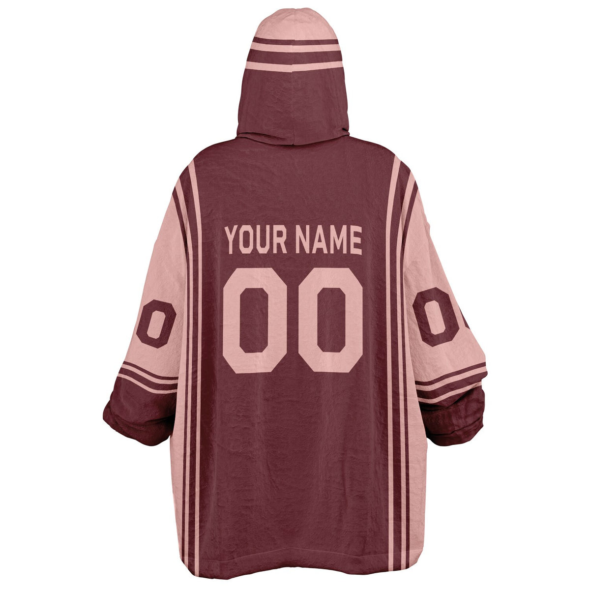 Burgundy & Blush Pink Bold