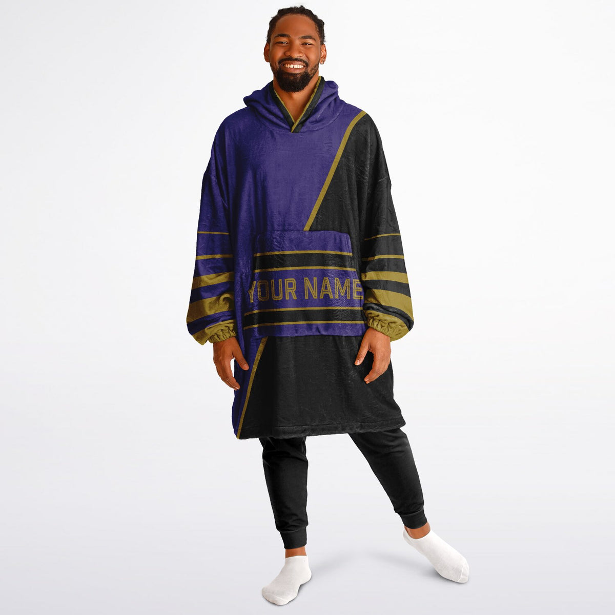 Purple Black Dark Gold Split Decision