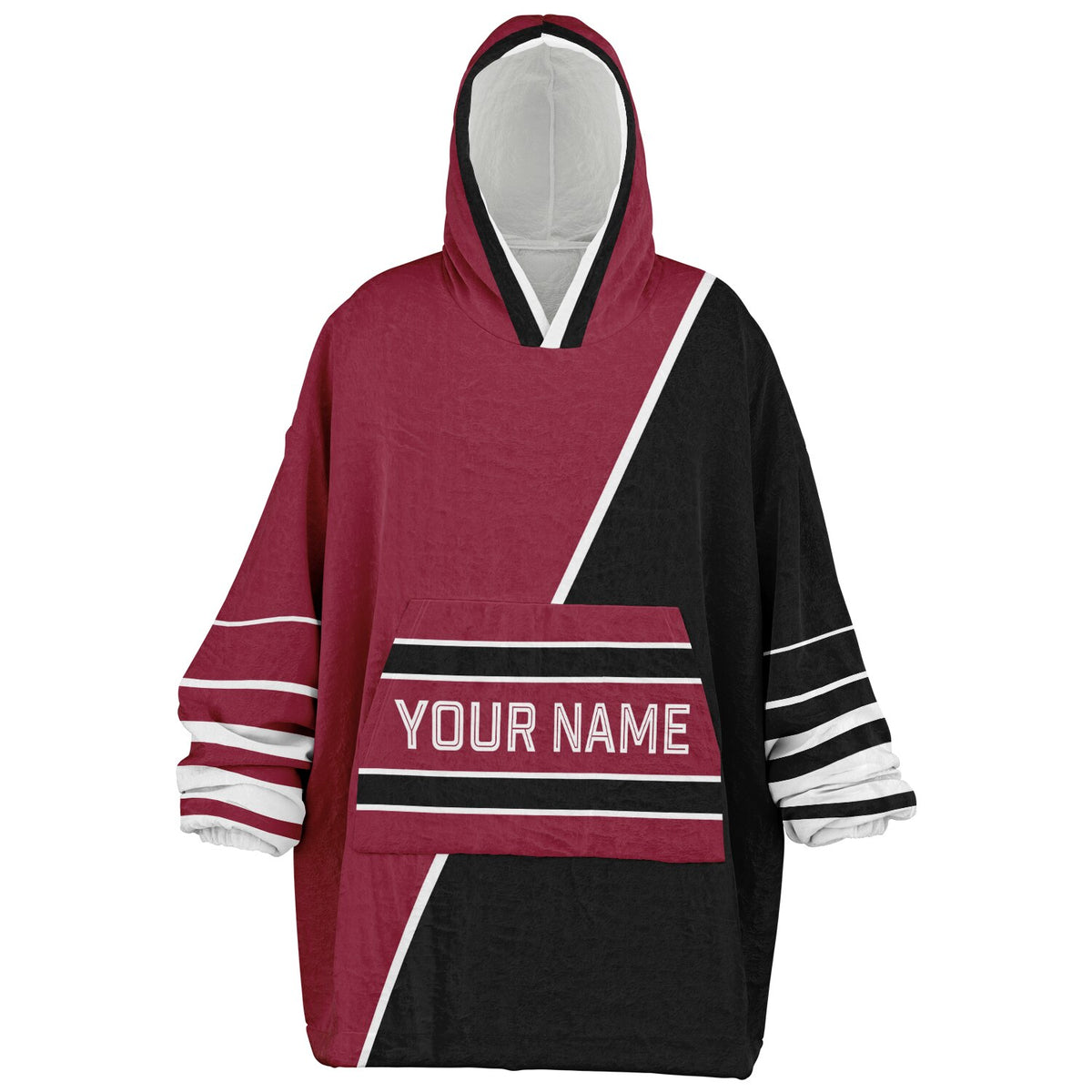 Crimson/Black/White Split Decision