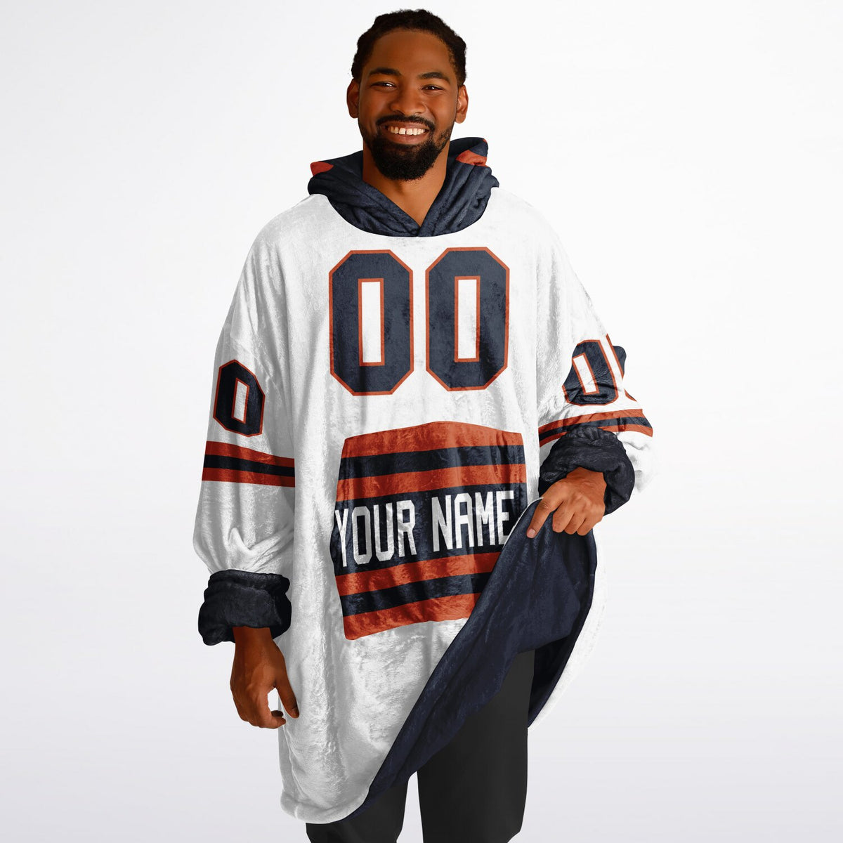 Navy/Orange Superfan Reversible