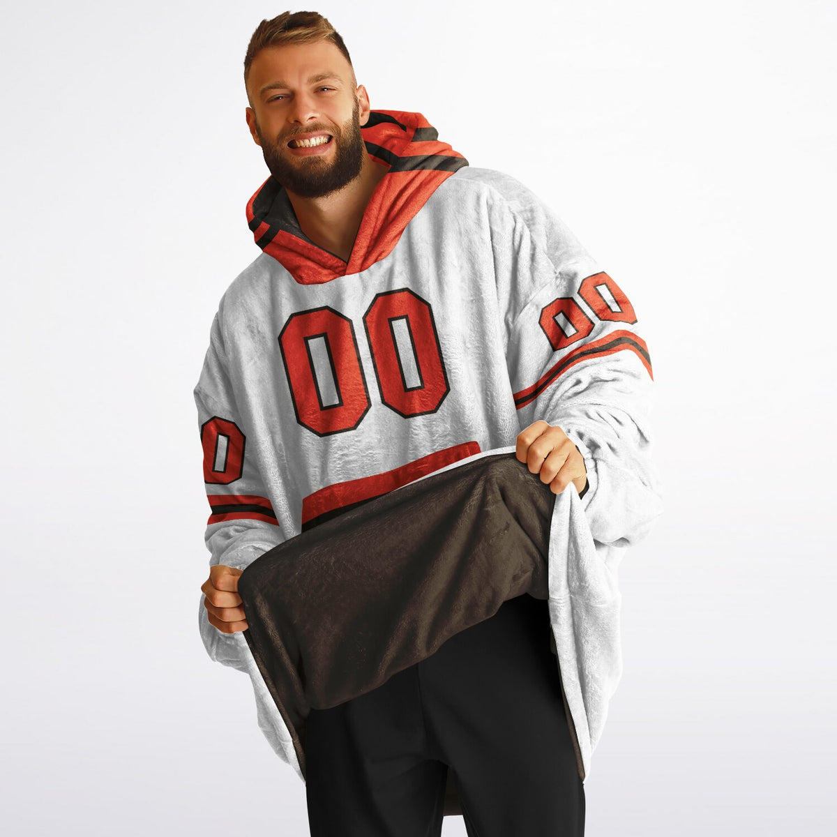 Brown/Orange Superfan Reversible