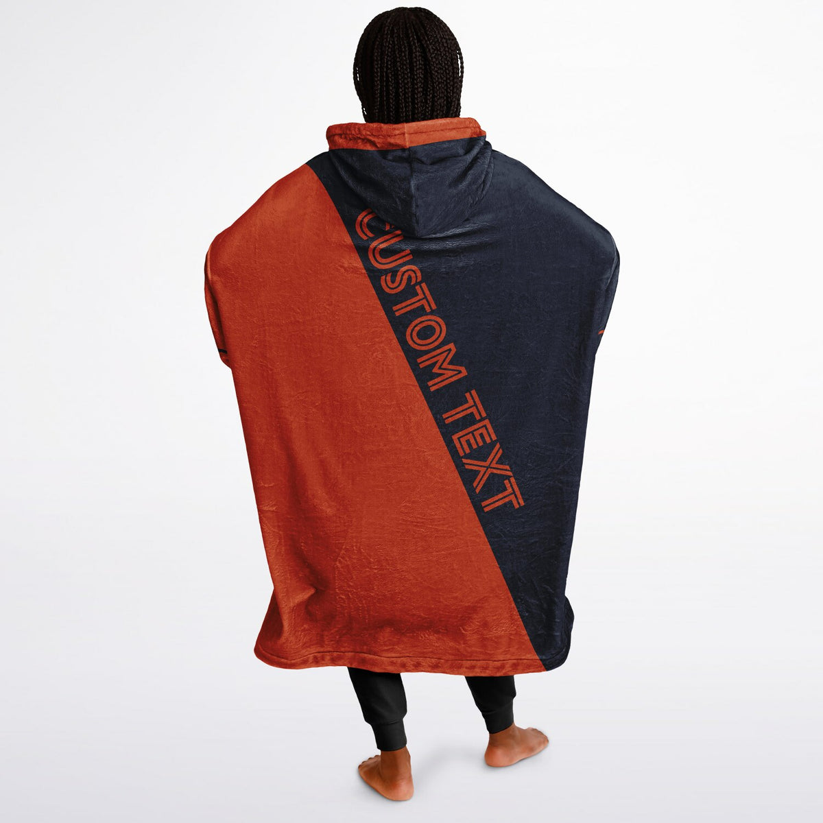 Navy & Orange Split Decision