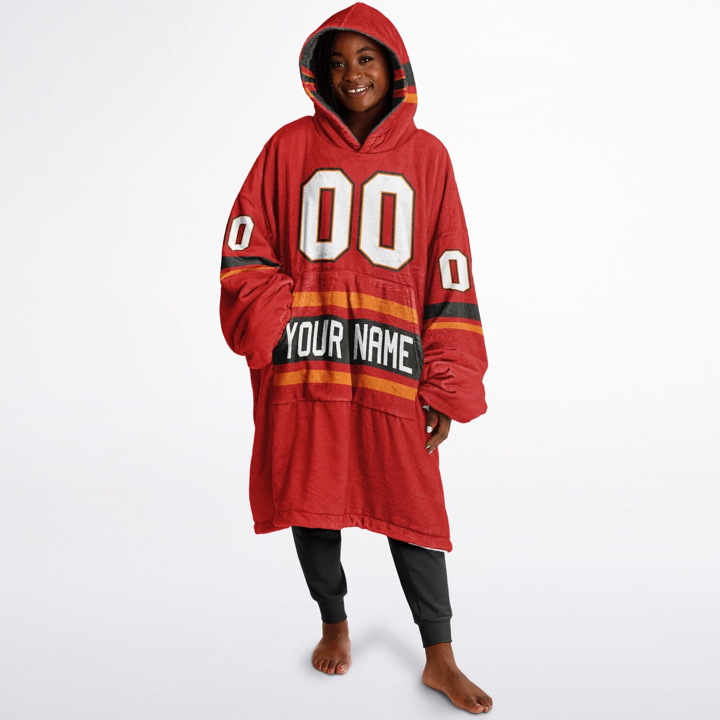 Red/Pewter/Orange Superfan Reversible