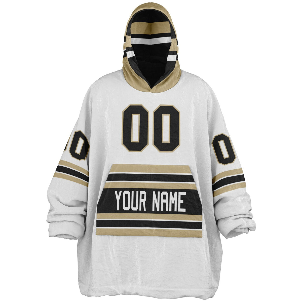 Black/Light Gold/White Superfan Reversible