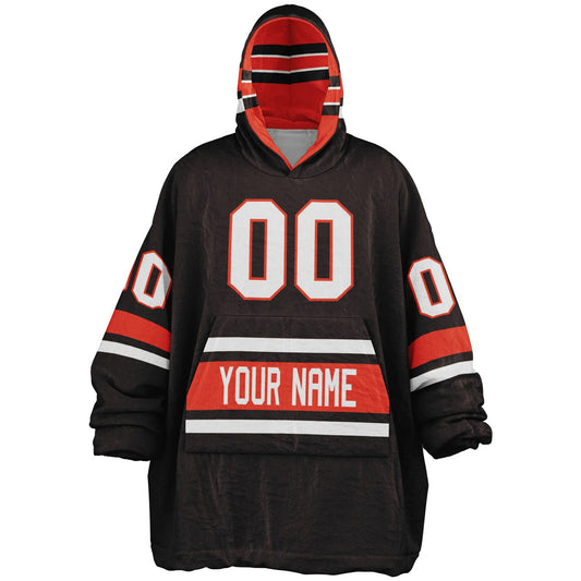 Brown/Orange/White Superfan Reversible