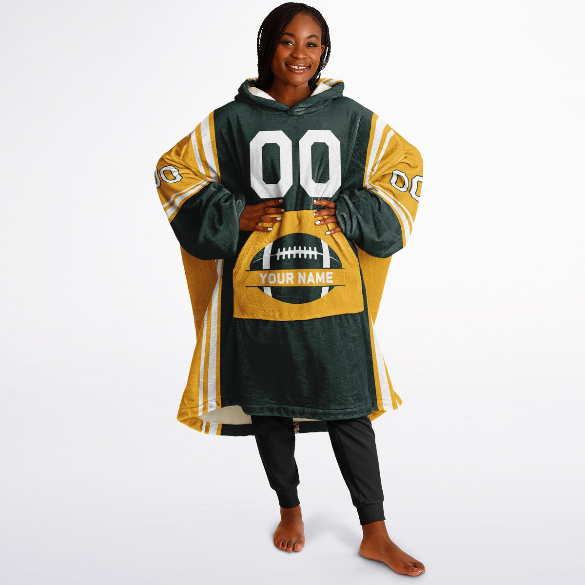 Green/Gold/White Bold