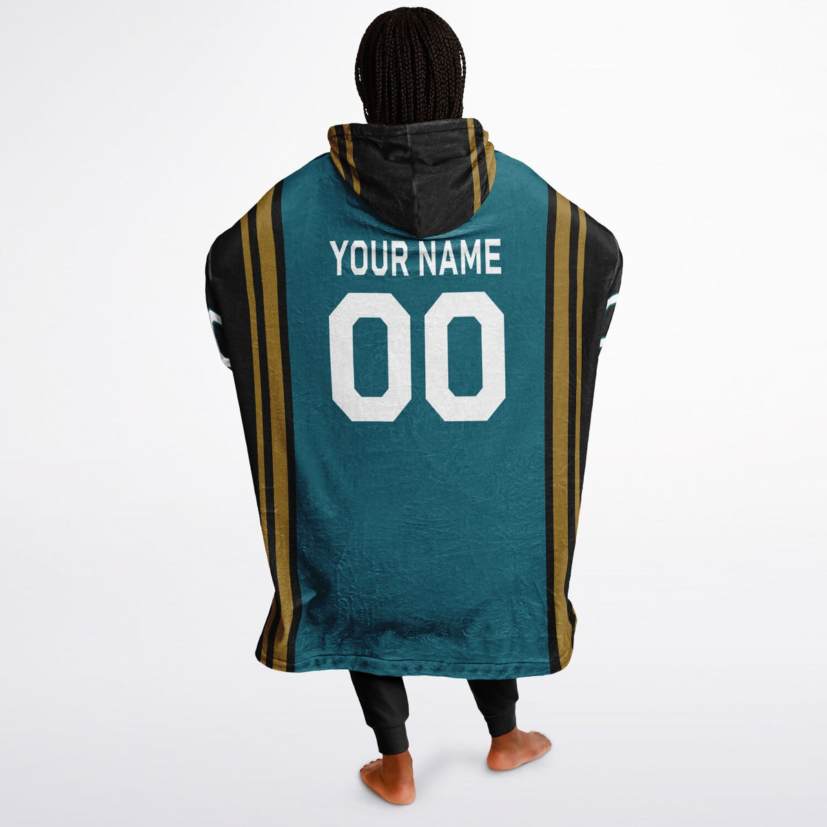 Teal/Black/Gold Bold