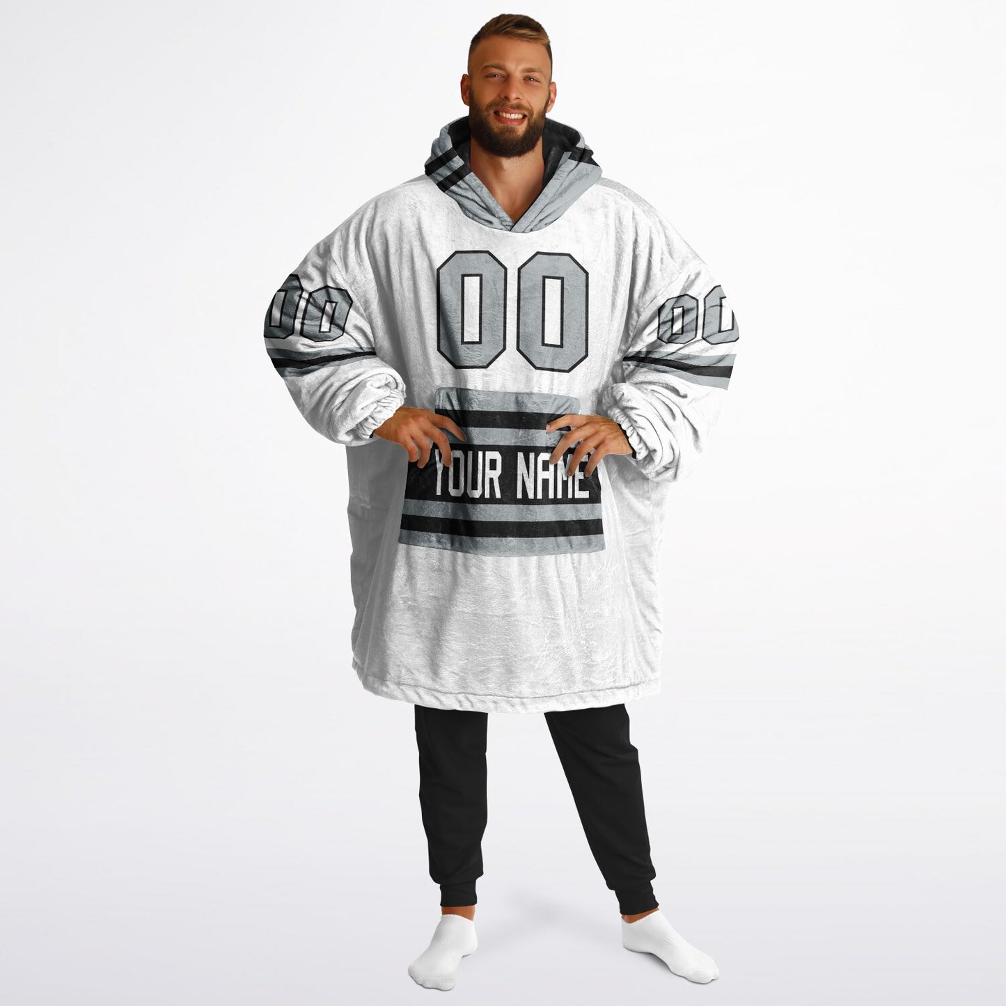 Black/Silver Superfan Reversible