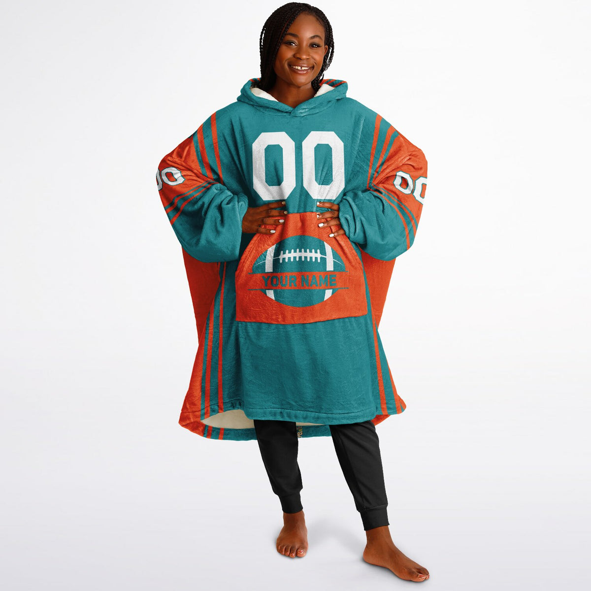 Aqua & Orange Bold