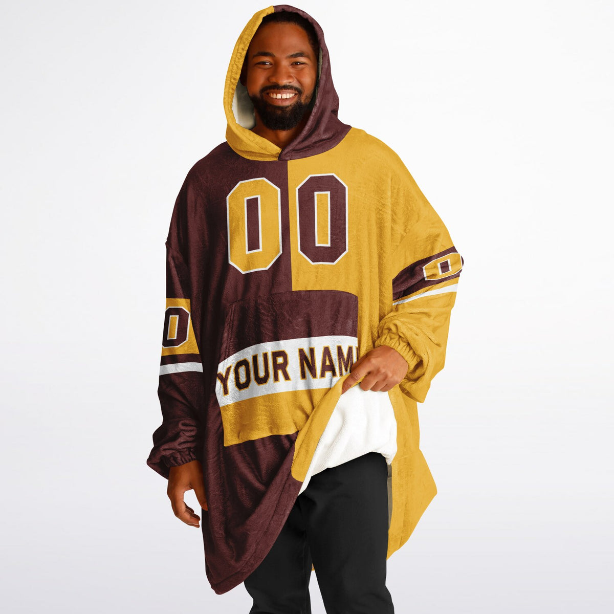 Burgundy/Gold/White Halftime