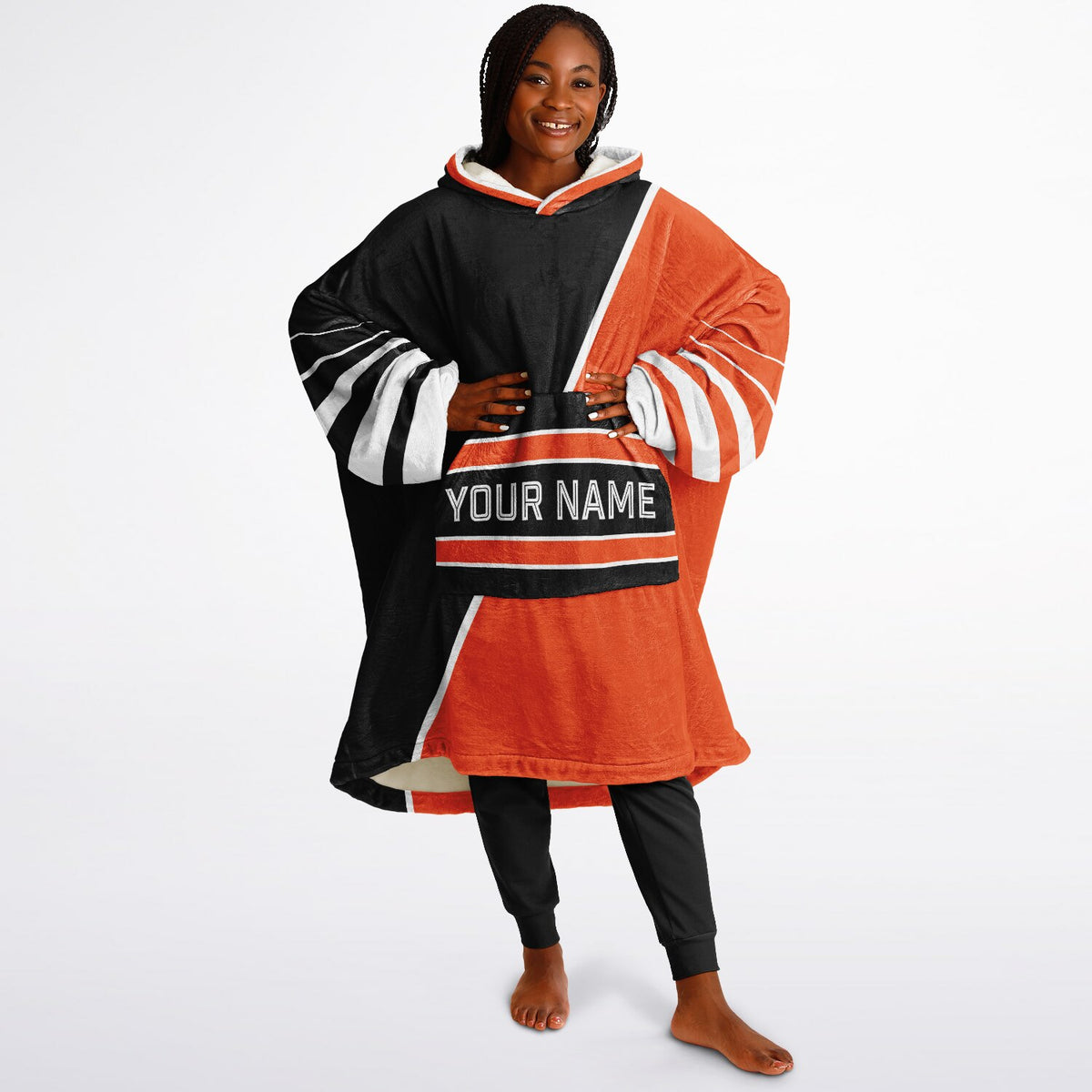 Black Orange White Split Decision
