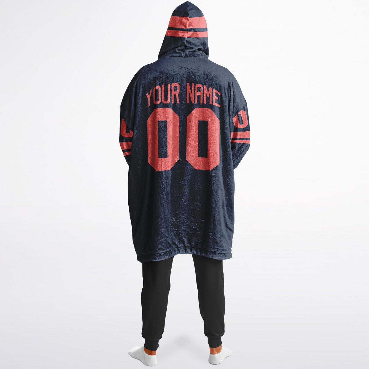 Navy & Electric Coral Superfan Reversible