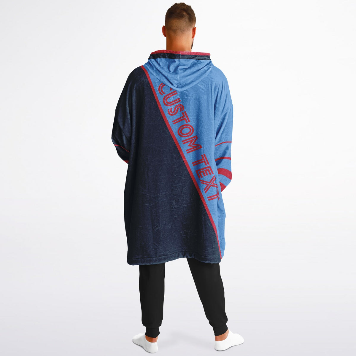 Light Blue Navy Red Split Decision