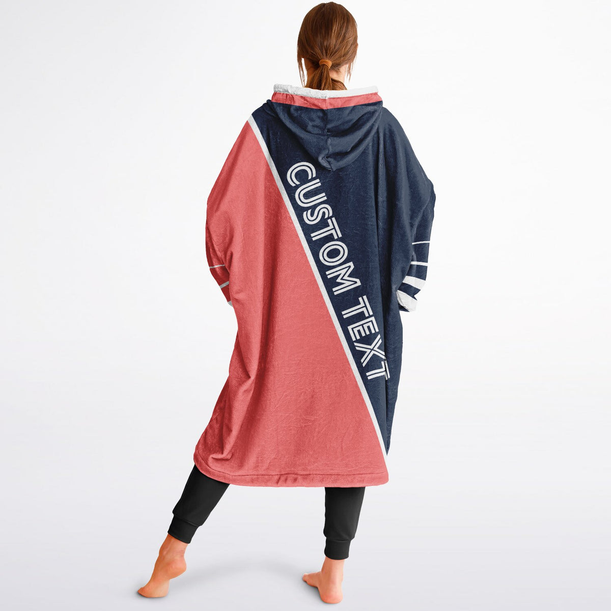 Navy Electric Coral White Split Decision