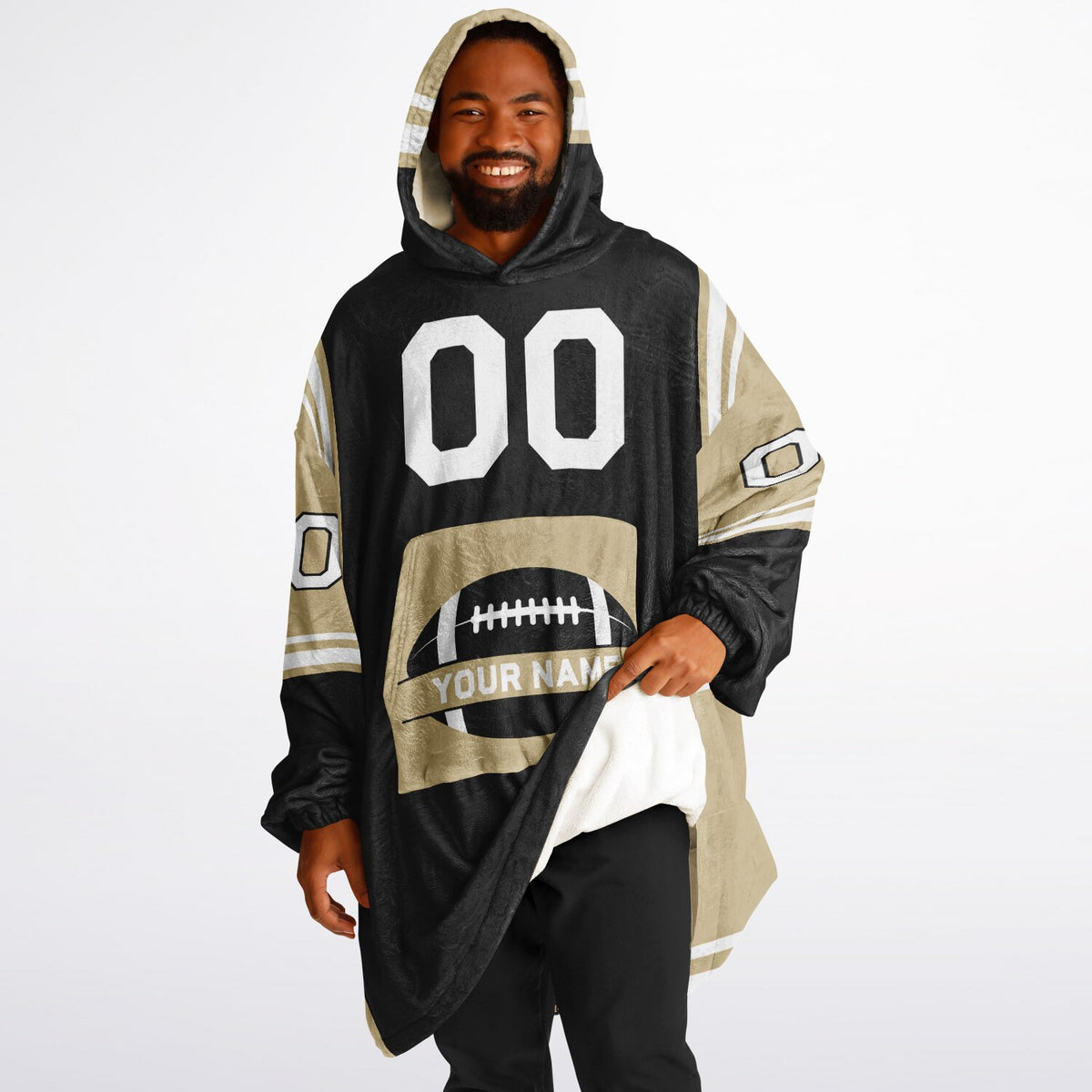 Black/Light Gold/White Bold