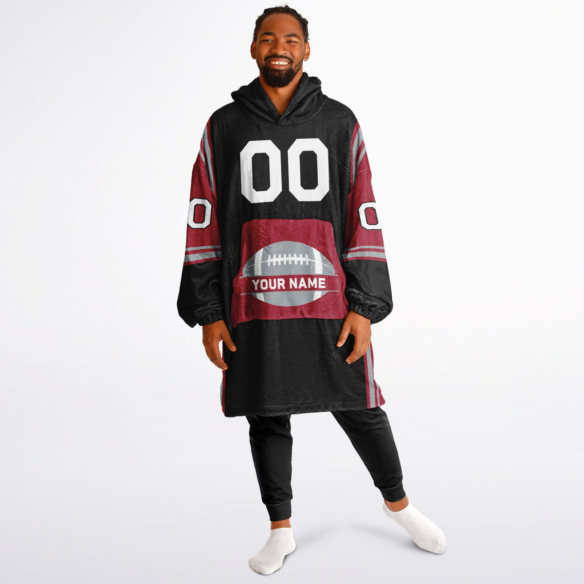 Black/Red/Silver Bold