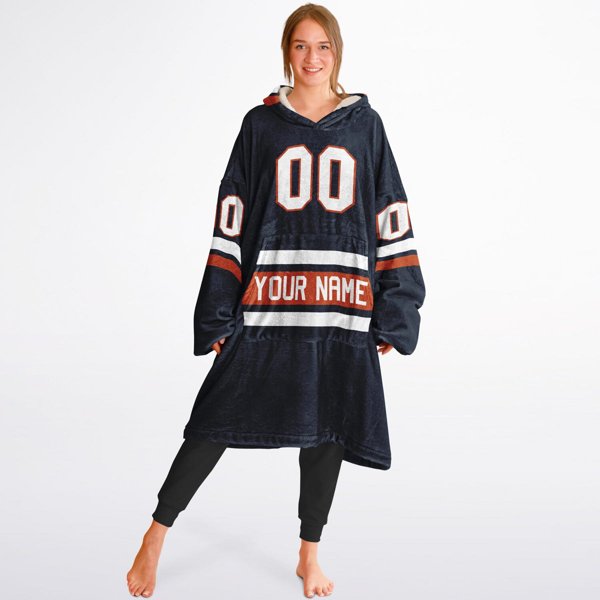 Navy Orange White Classic