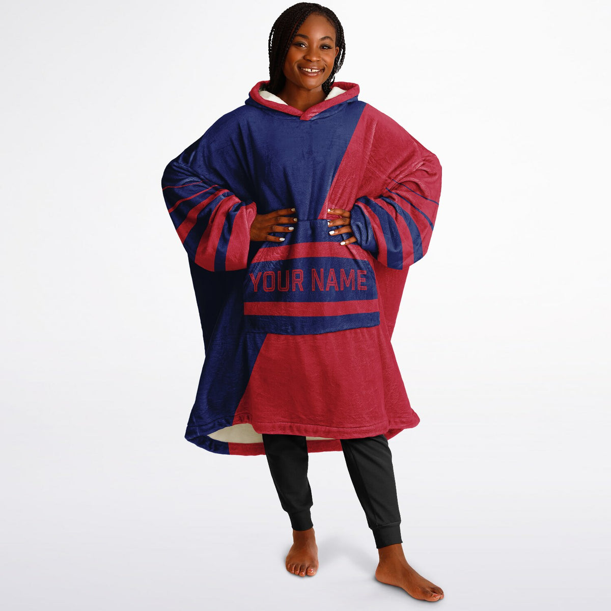 Dark Blue & Red Split Decision