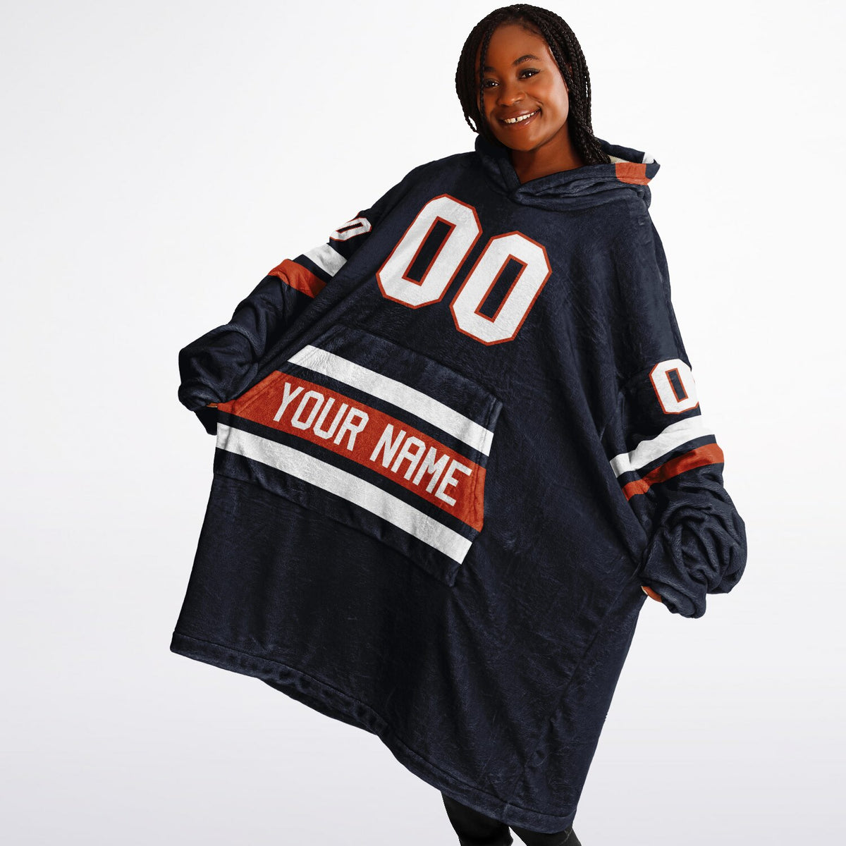 Navy Orange White Classic
