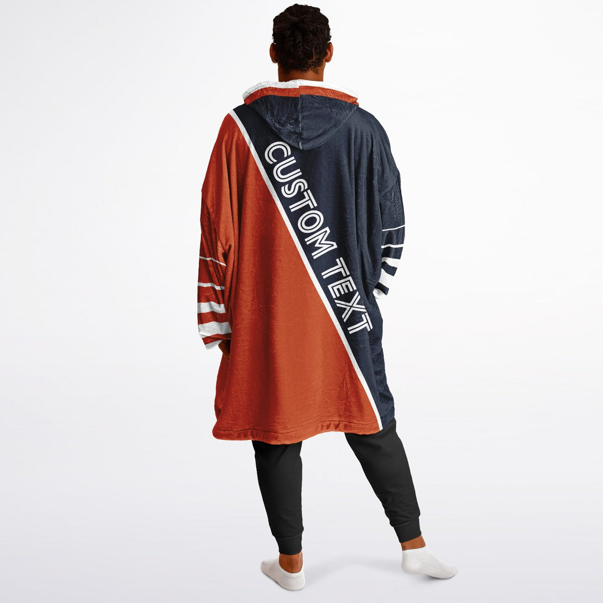 Navy Orange White Split Decision