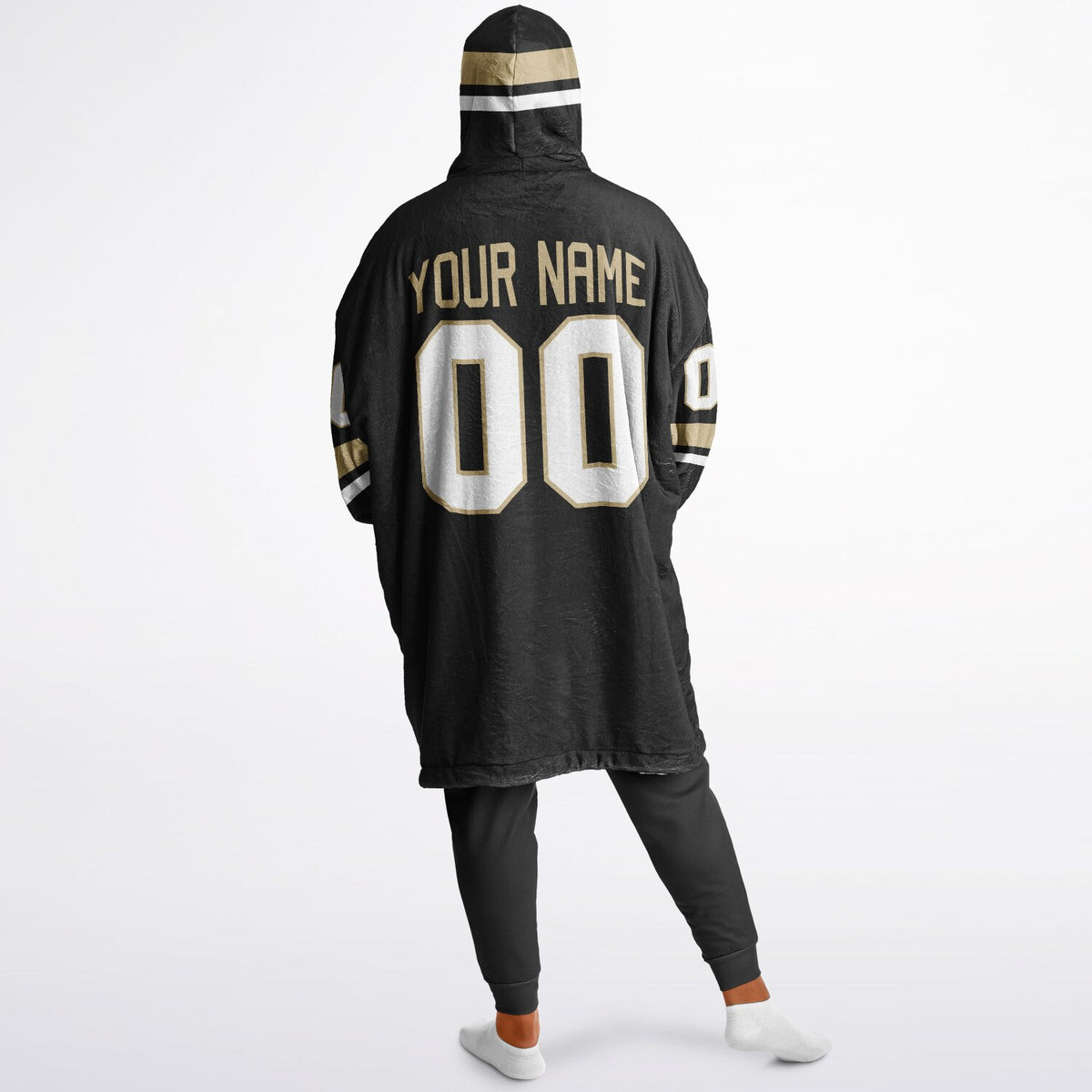 Black/Light Gold/White Superfan Reversible