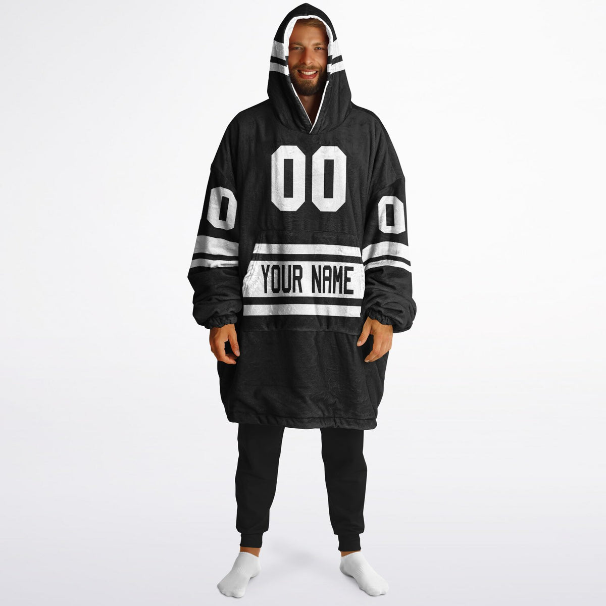 Black & White Superfan Reversible