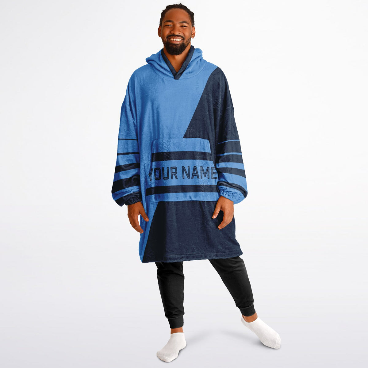 Light Blue & Navy Split Decision