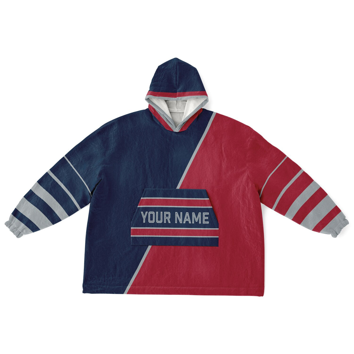 Navy/Red/Silver Split Decision