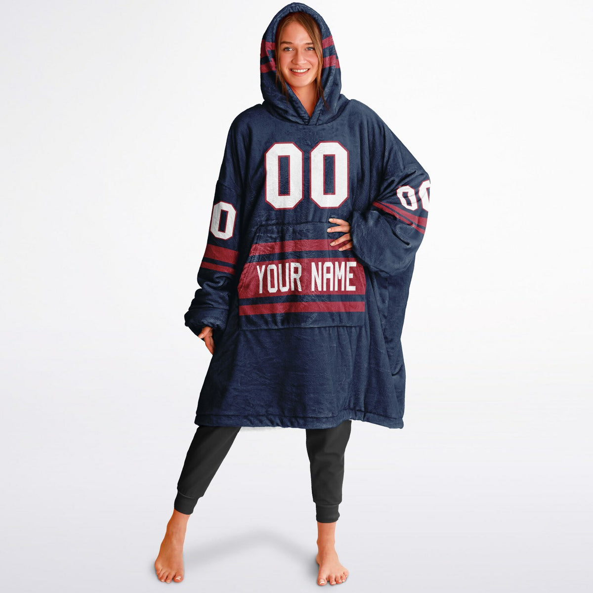 Navy & Red Superfan Reversible