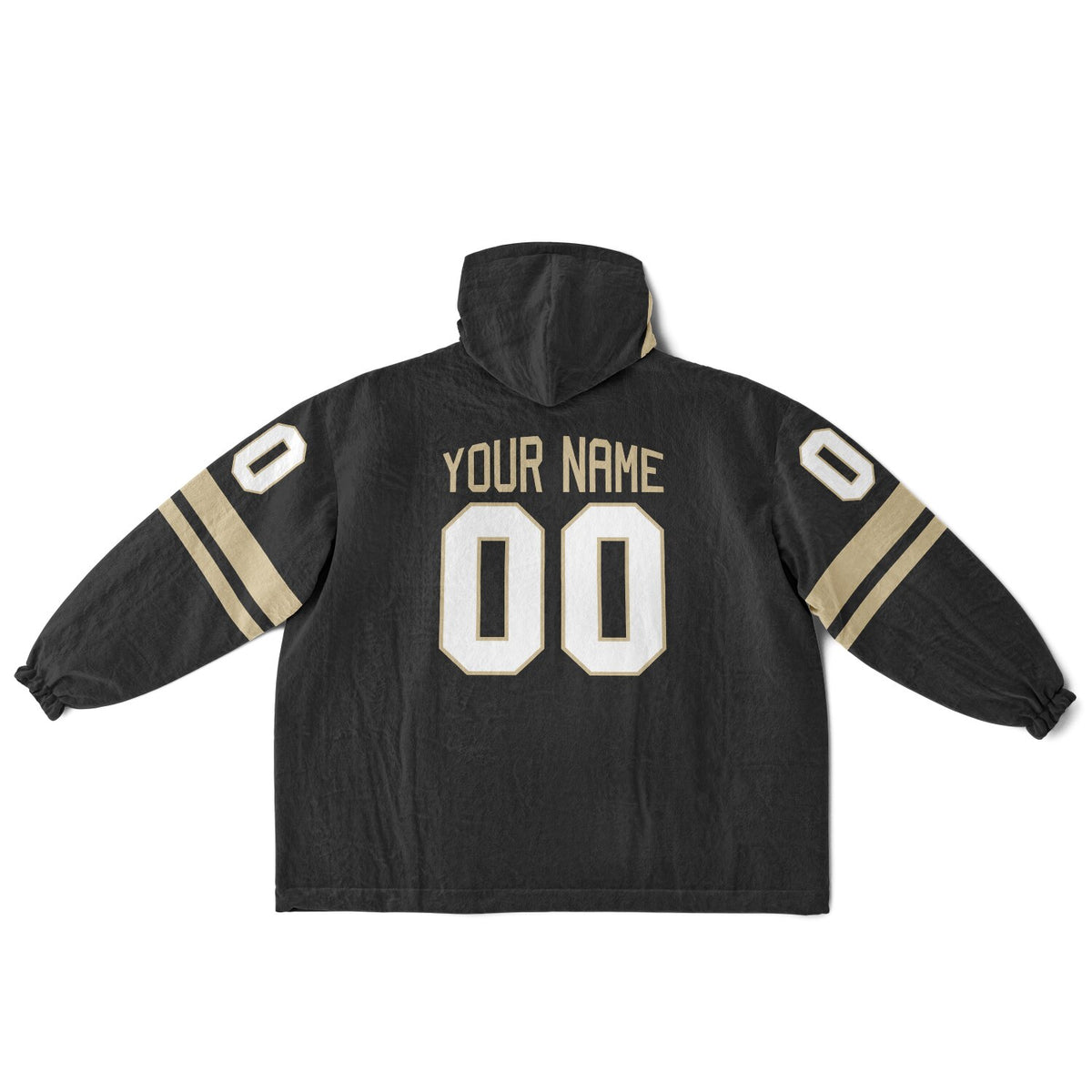 Black & Light Gold Superfan Reversible