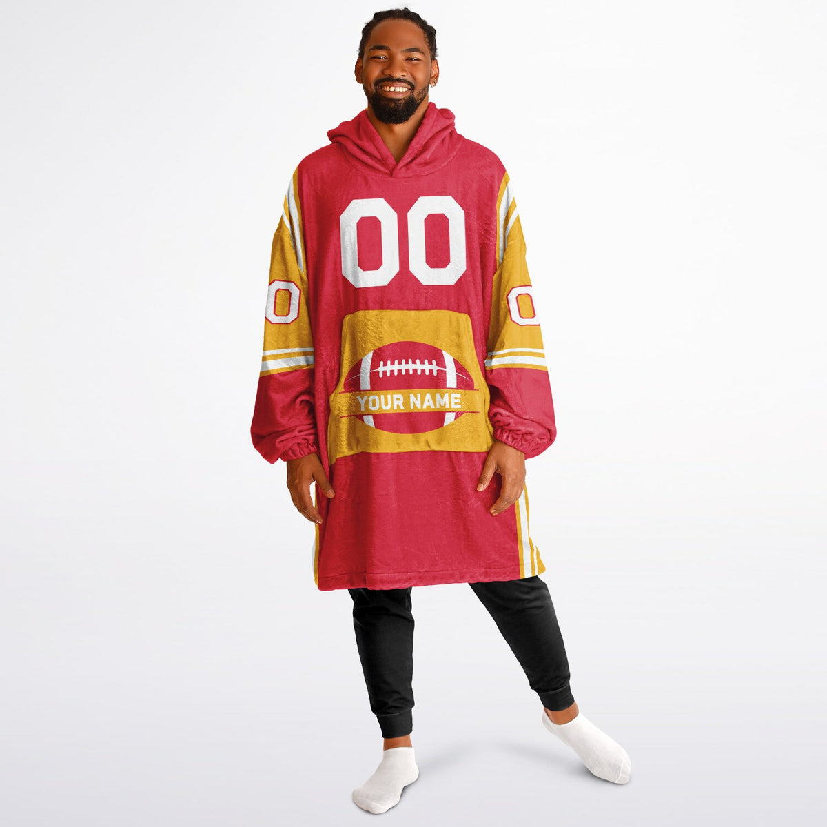 Red/Gold/White Bold