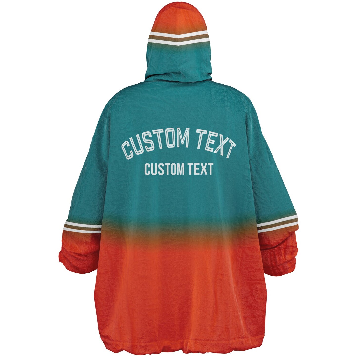 Aqua/Orange/White Everyday Reversible