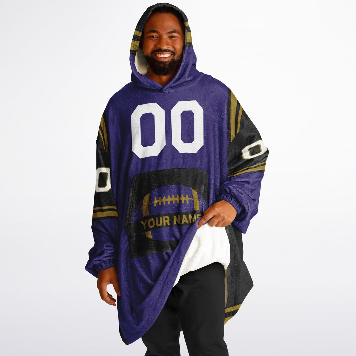 Purple Black Dark Gold Bold