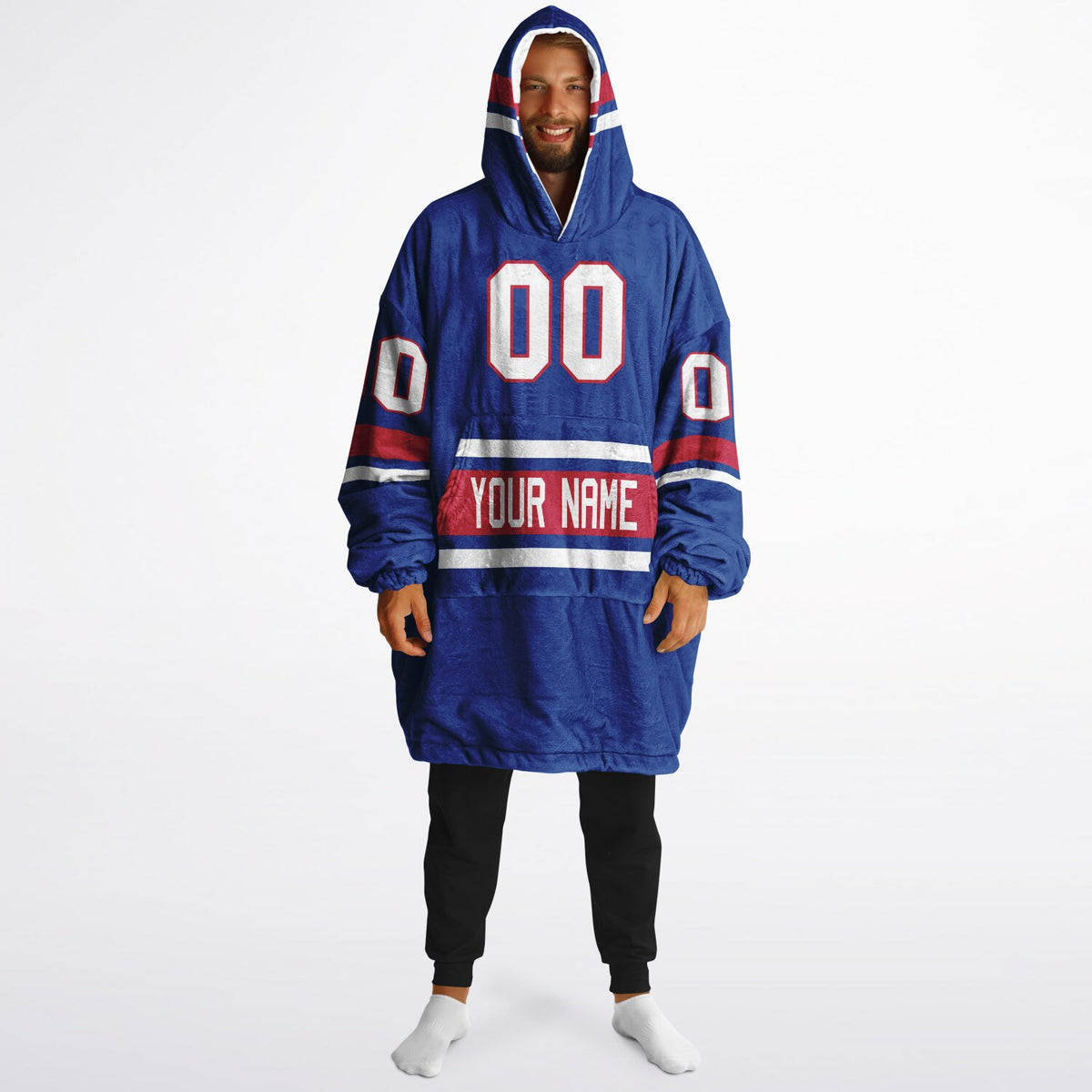 Blue/Red/White Superfan Reversible