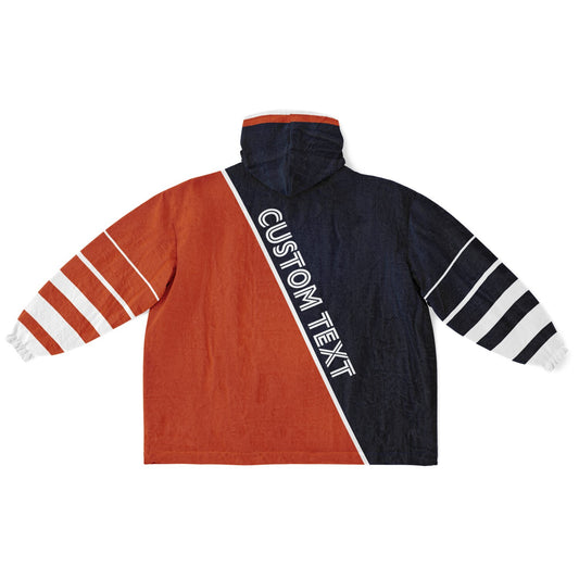 Navy Orange White Split Decision