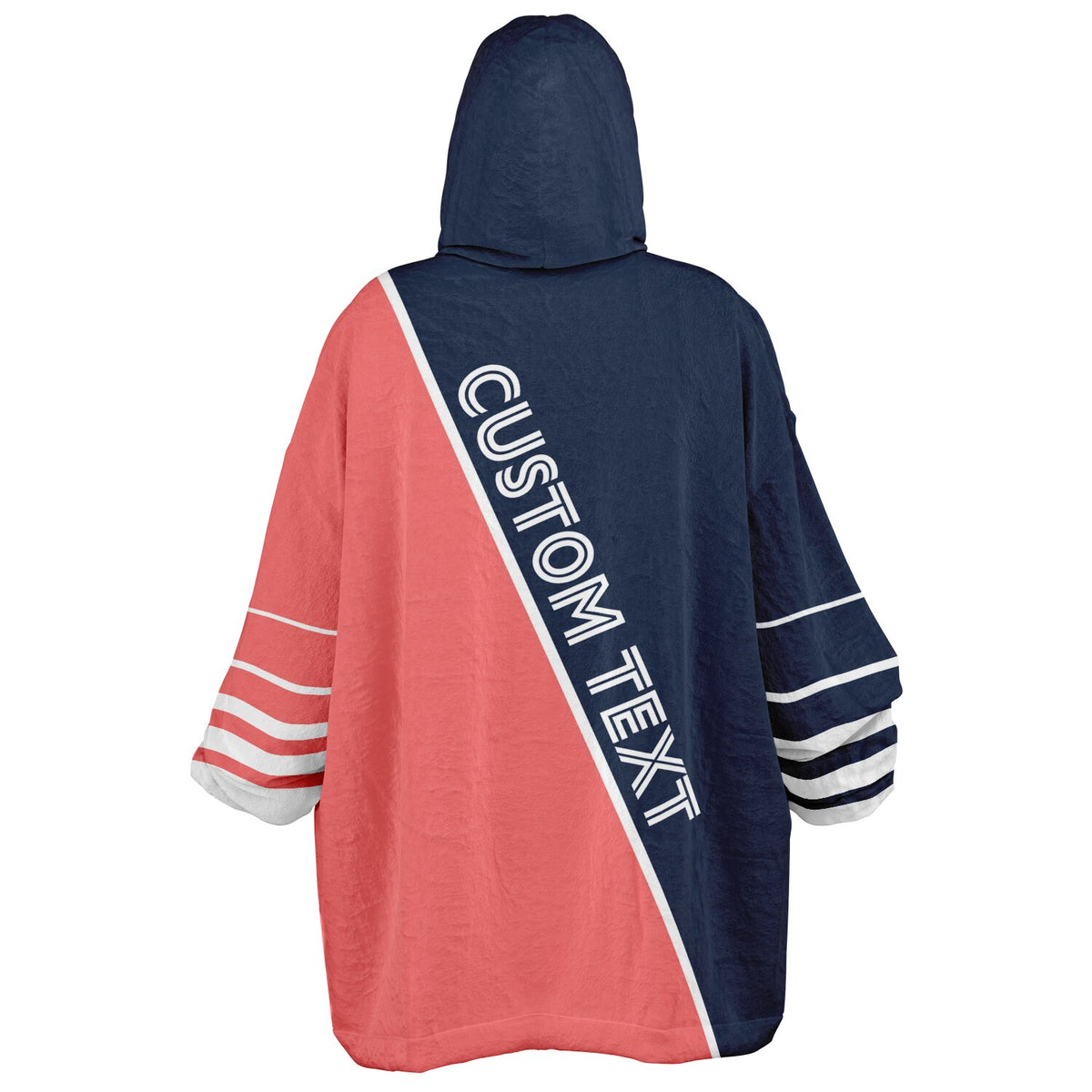 Navy Electric Coral White Split Decision
